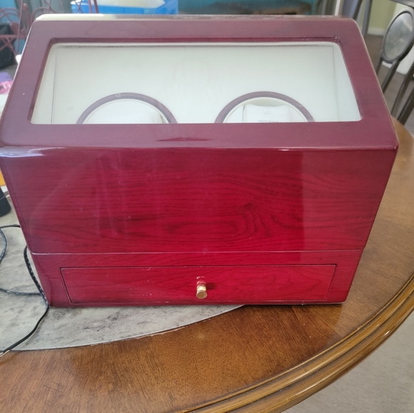 Steinhausen Automatic 2-watch winder with storage. - Picture 2 of 2